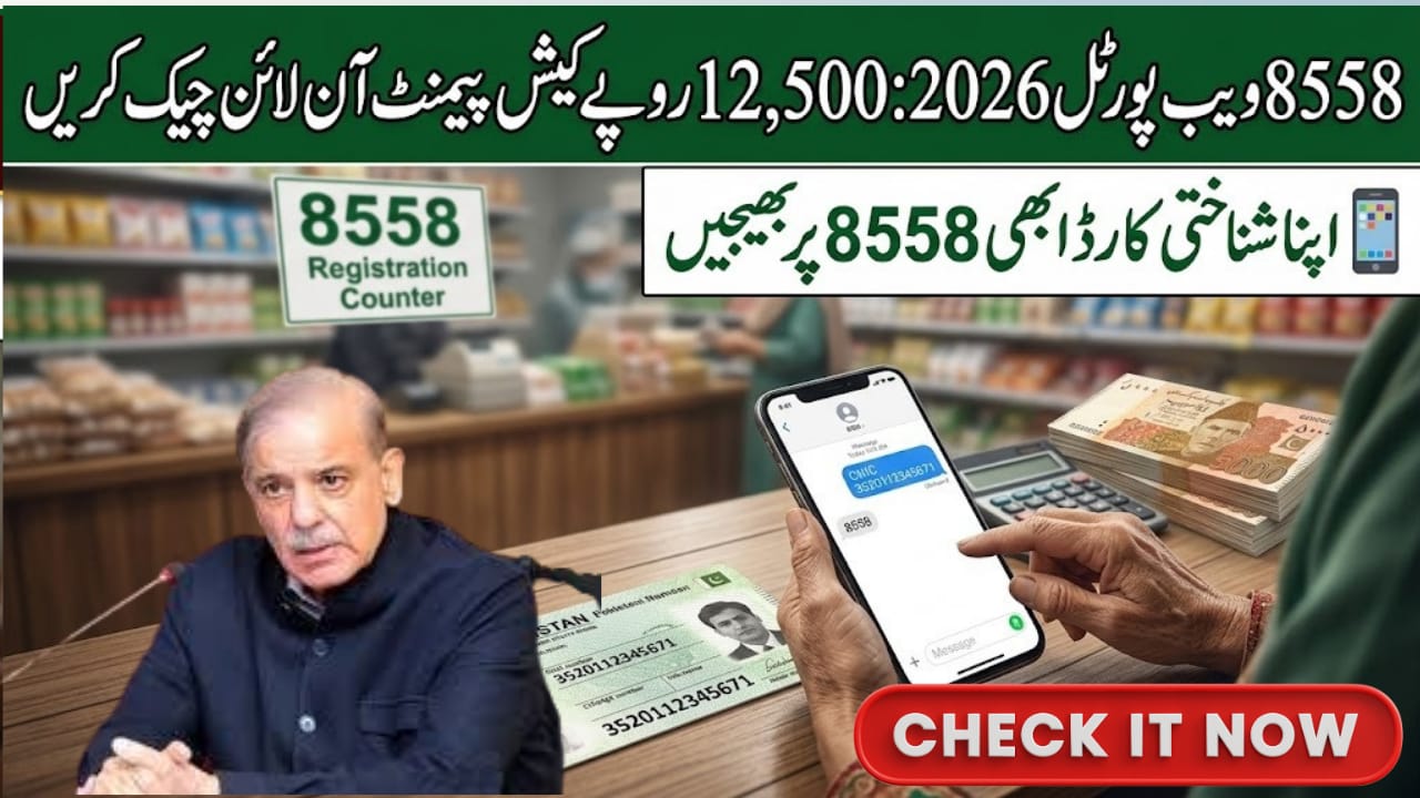 8558 Web Portal 2026 Check Online 12500 Payment