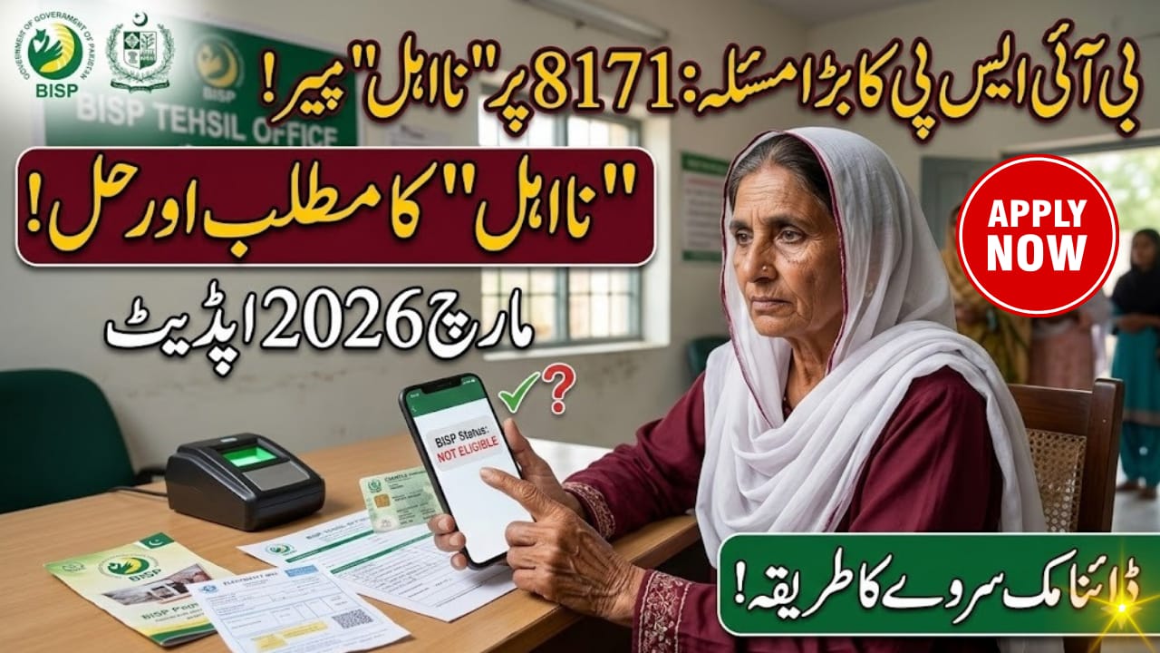 BISP 8171 Ineligible Women 2026 Update