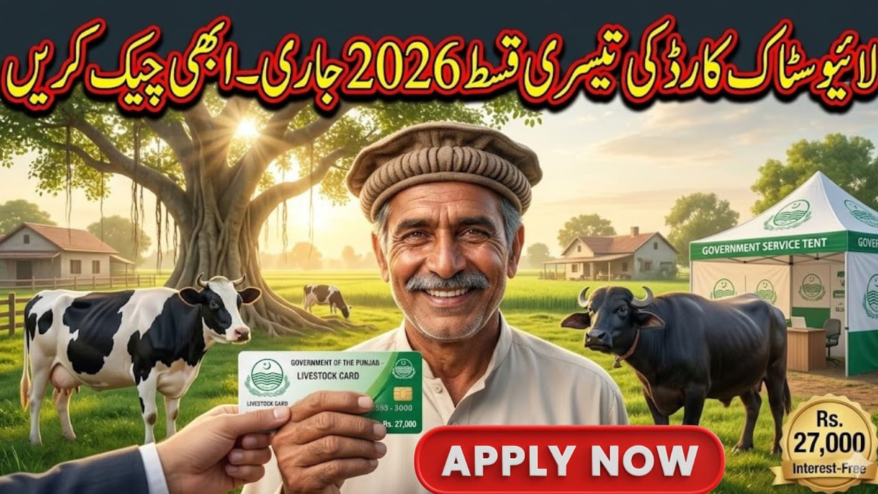 Livestock Card Third Installment 2026