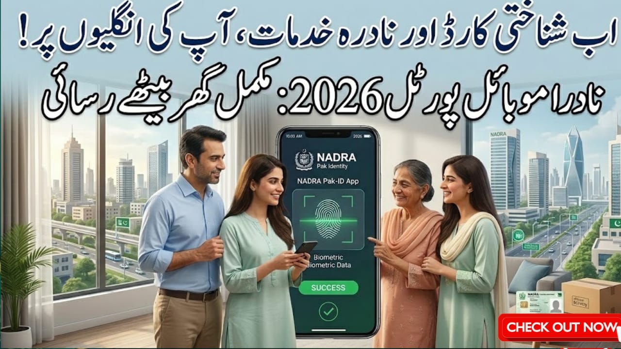 NADRA Launch Mobile Portal